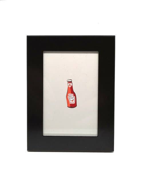 Petite Chose Encadrée - Ketchup pour la vente par Ain't So Bad Goods LLC