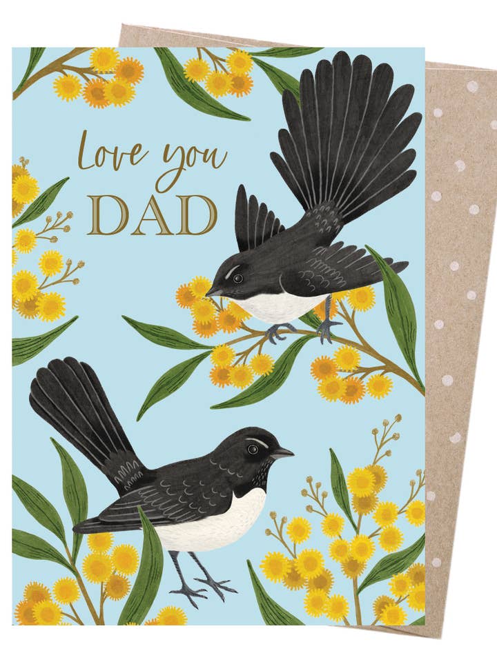 Biglietto di auguri - Dad's Wagtails (confezione da 6) per la vendita all'ingrosso da parte di Earth Greetings