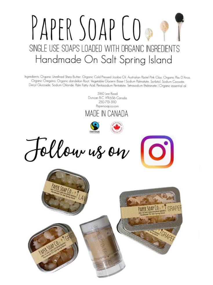 Paper Soap Co - Wholesale Bar Soap - Cat - Mini Paper Soap - Singles9