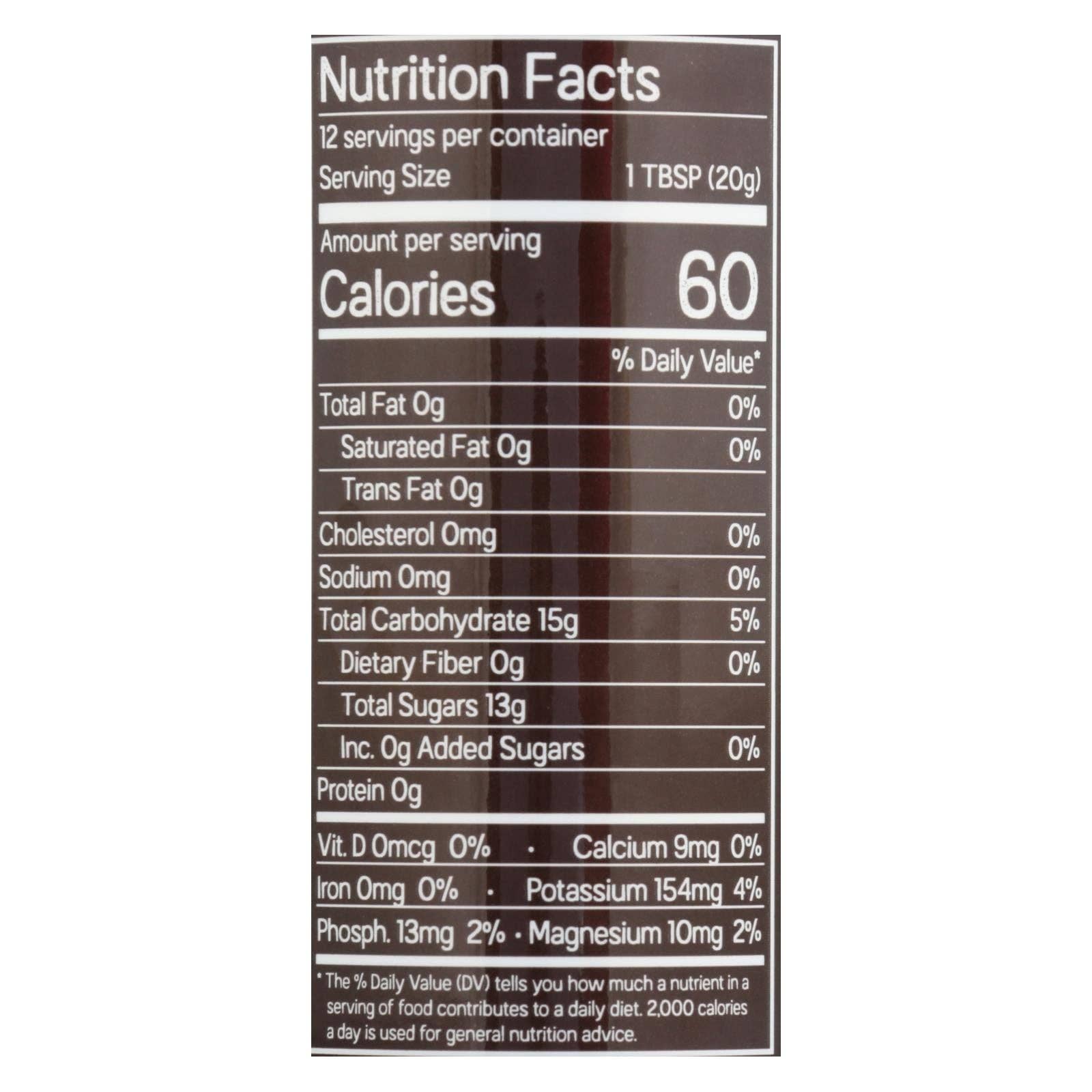 Everyday Supply Co - Wholesale Flavored Syrup - Just Date 100% Organic California Date Syrup, 6-Pack1