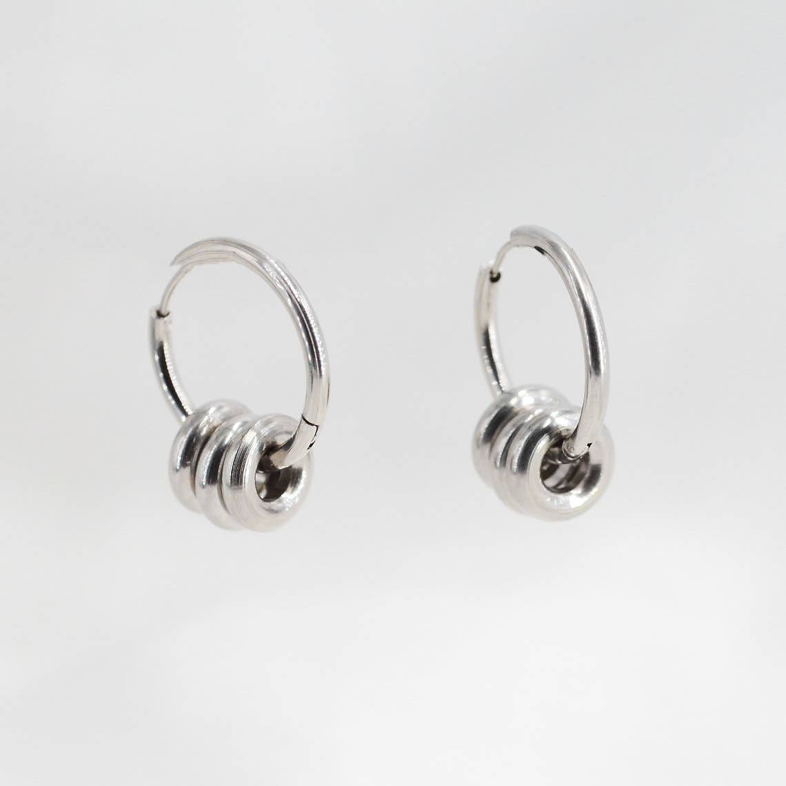 Angiie – wholesale Hoop-örhängen – Tjocka kreoler 3 bojar