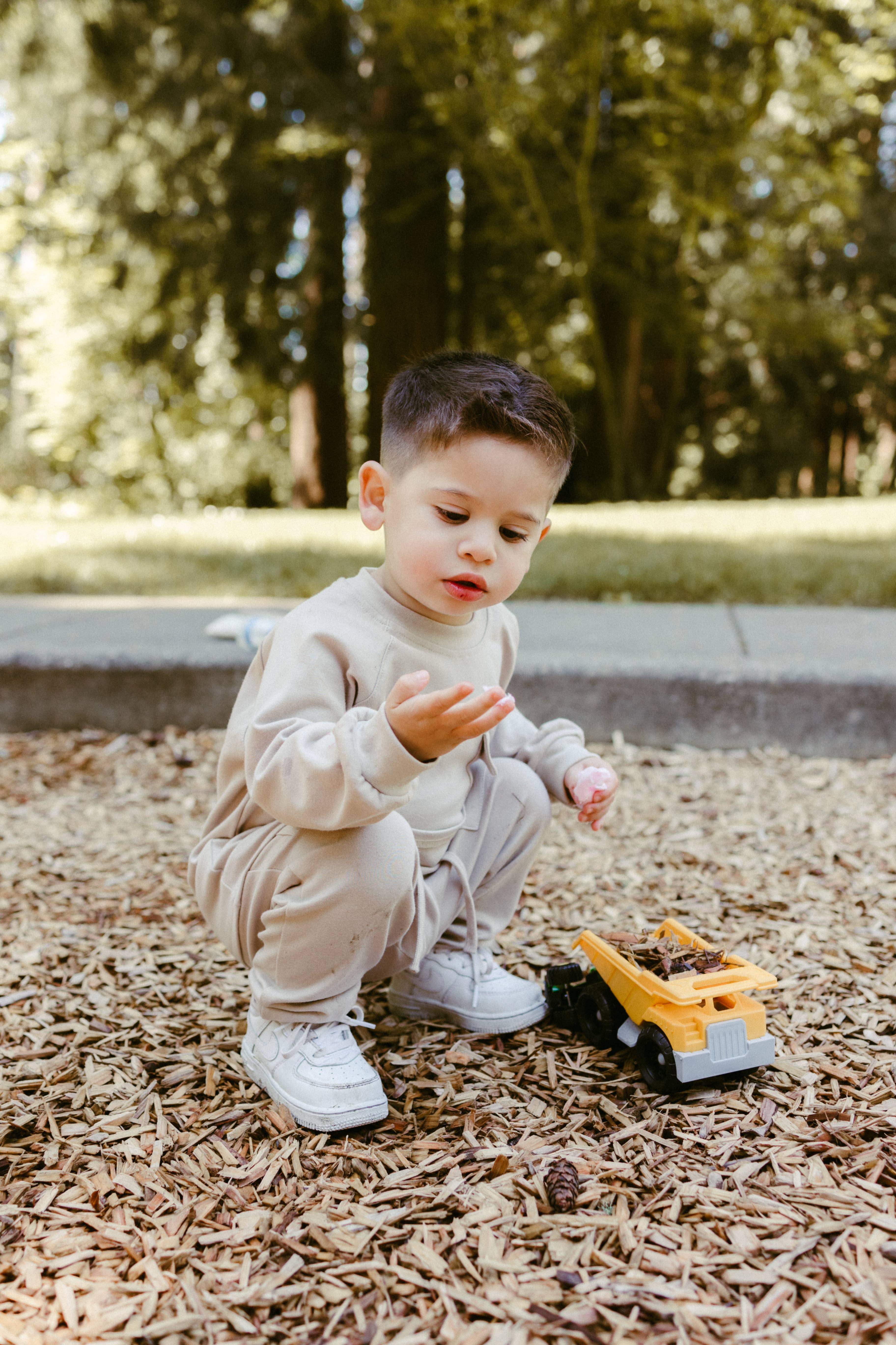 Raglan Playwear Set in Pale Grey for wholesale on Faire1