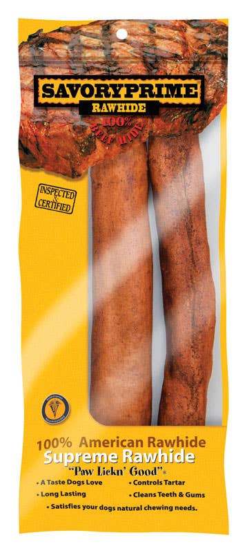 Everyday Supply Co - Wholesale Pet Bone/Rawhide - Dog - Savory Prime Medium Beef Rawhide Bones 10" 2-Pack0