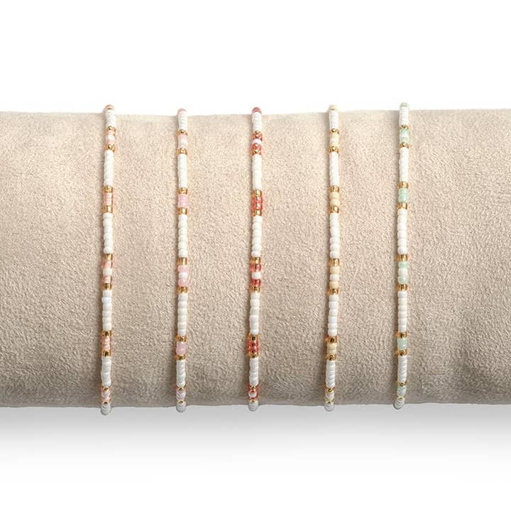 Pulseira Fina Ouro Branco por atacado de ByBazz