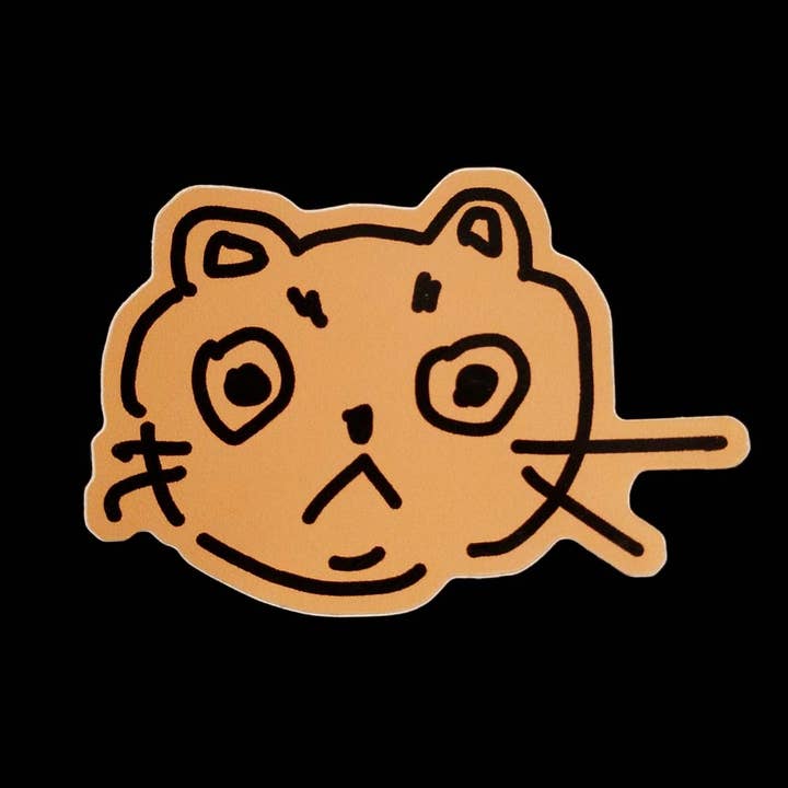 ”Angry Cat” klistermärke för wholesale av Tanline Printing