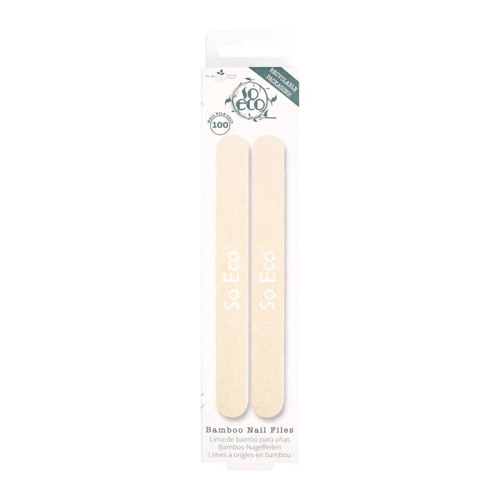 Soinvogue - Wholesale Nail File - So Eco 2 Bamboo Nail Files