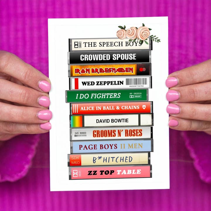 Of Life & Lemons – wholesale Wedding card – Funny Music Themed Wedding Card2