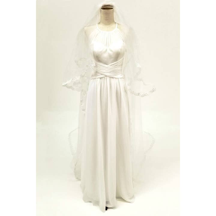 Chicas - Wholesale Veil - Women's - Embroidered wedding veil, 110in (280cm) in length. V1088-1101