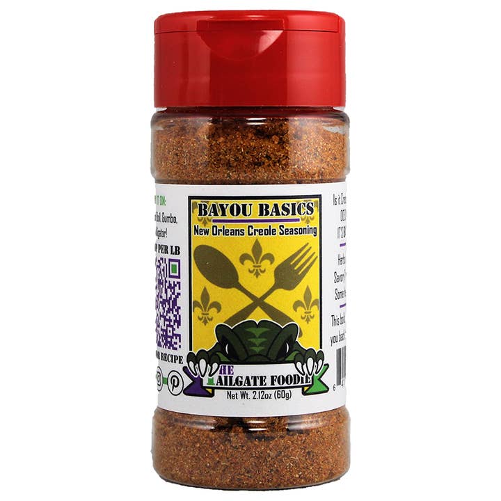 Bayou Basics: New Orleans Creole Seasoning for wholesale by The Tailgate Foodie