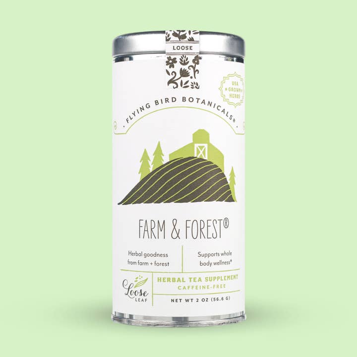 Flying Bird Botanicals - Wholesale Loose Tea - Farm & Forest – Loose Leaf Tin