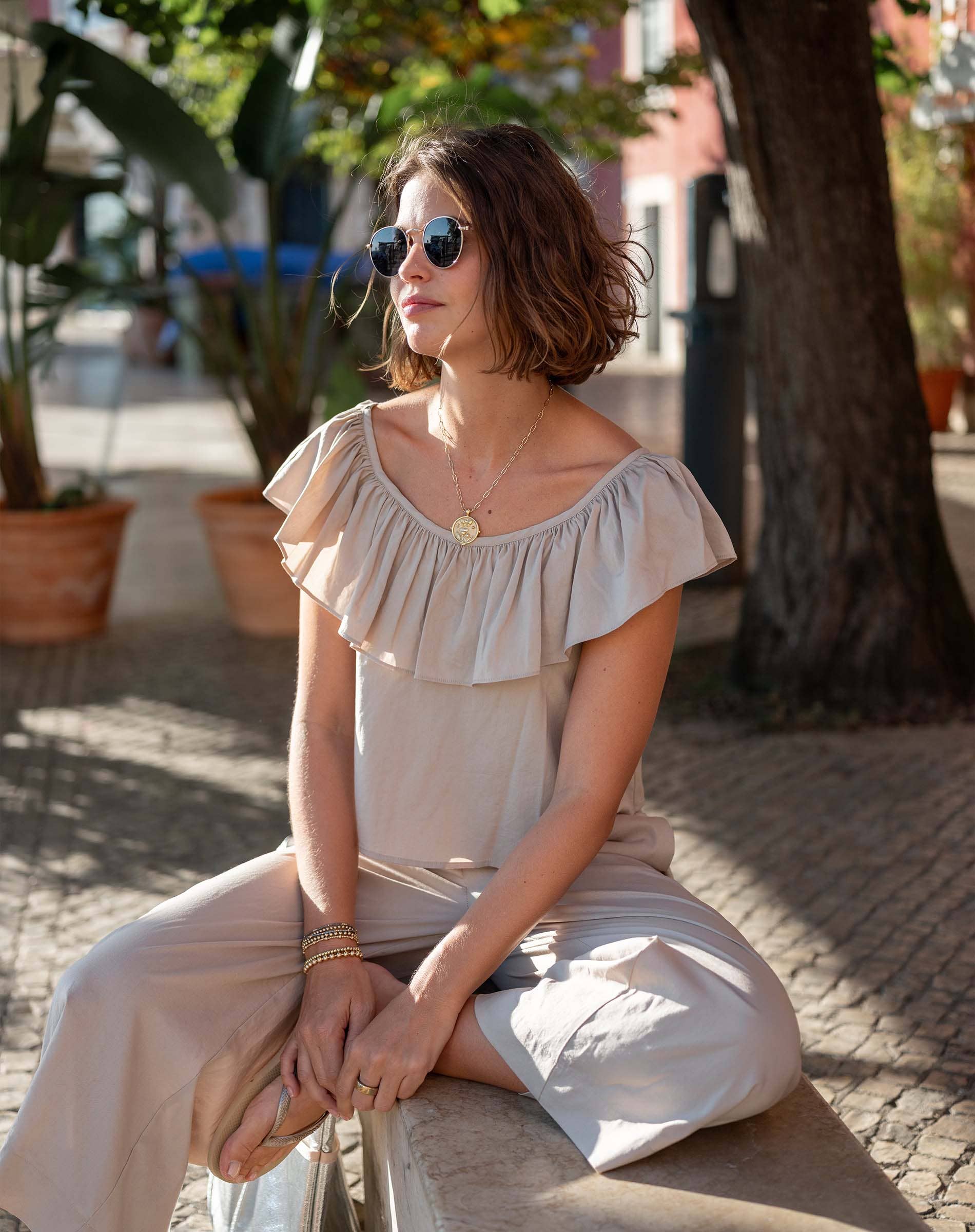 MERSEA - Wholesale Blouse - Women's - Veranda Ruffle Top0