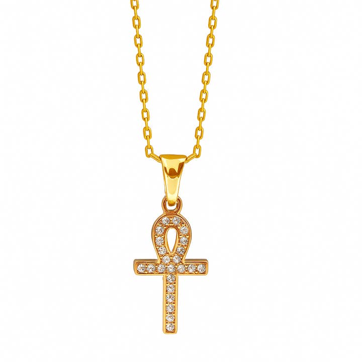 Ankh Cross Pendant Egypt 18k Gold Plated and Oz for wholesale by TALISMAN JEWELLERY (D&Fidanverdi, S.L.)