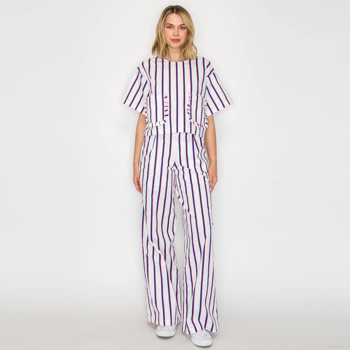 Shopper Bag Pants with Sash Belt - LWP1334 for wholesale by LoveWednesday