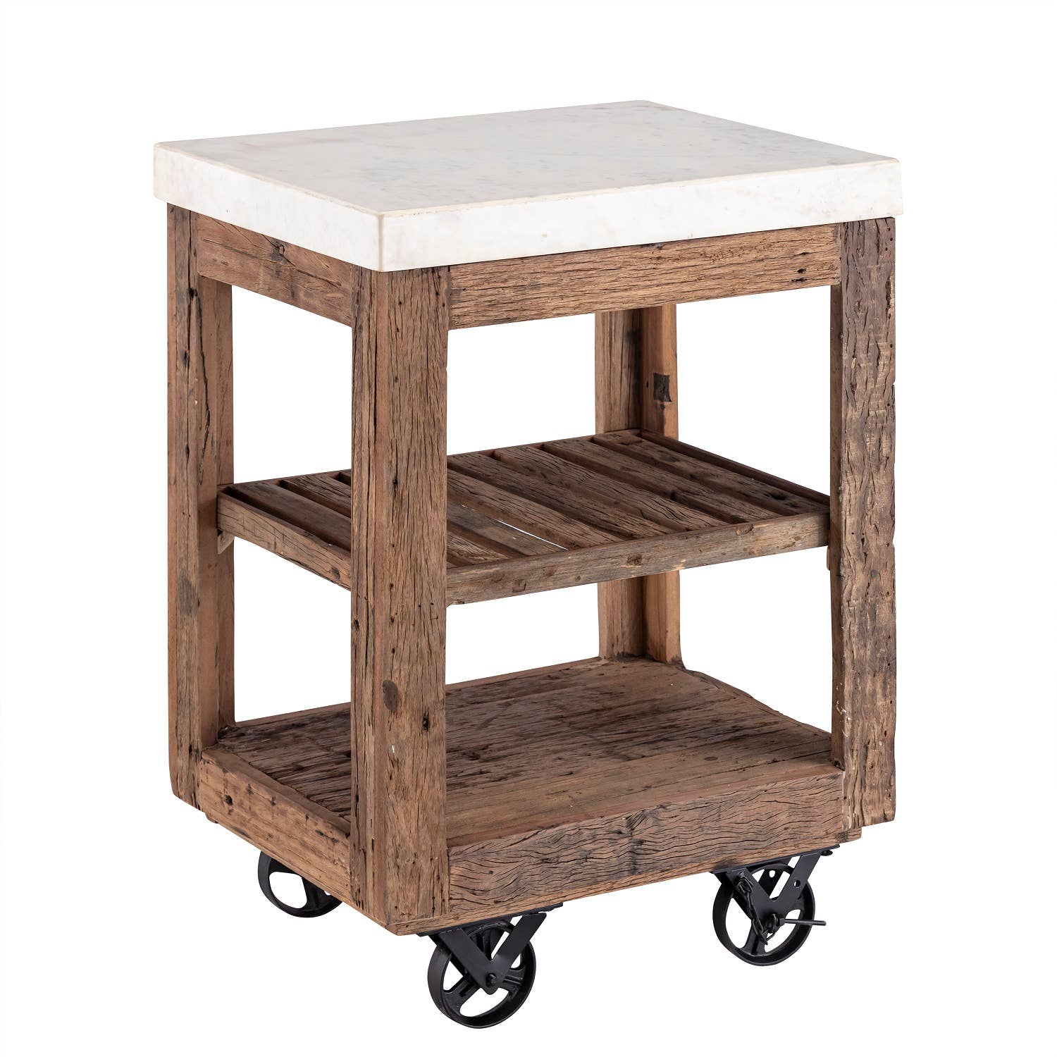 Natural Sm Wooden Kitchen Island on Wheels for wholesale on Faire2