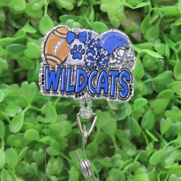 Porte-badge/porte-ID rétractable KY Wildcats Football pour la vente par Hylidae Boutique