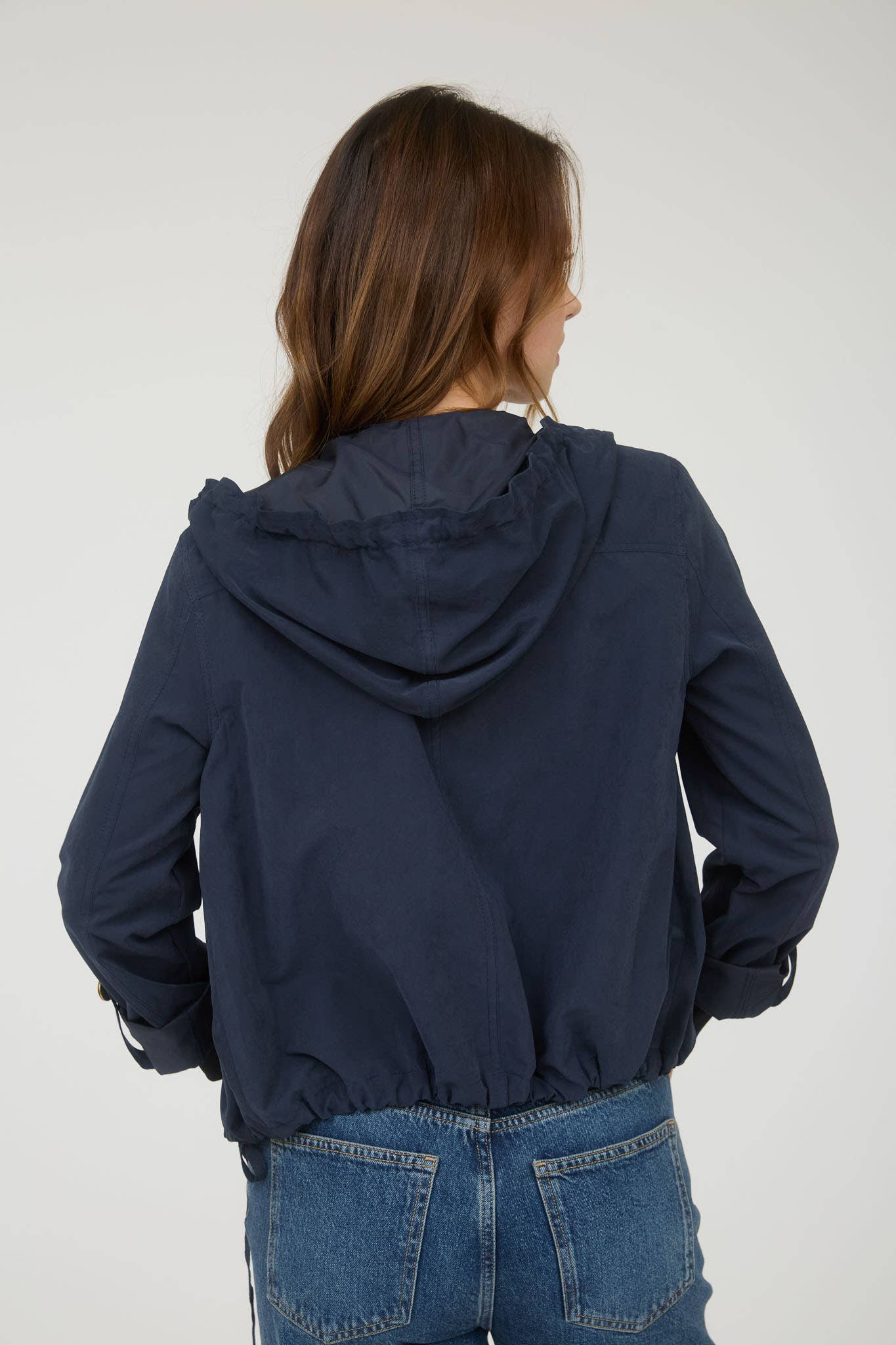 Blu Pepper - Wholesale Jacket - Women's - SNAP BUTTON ZIP UP HOODED JACKET55