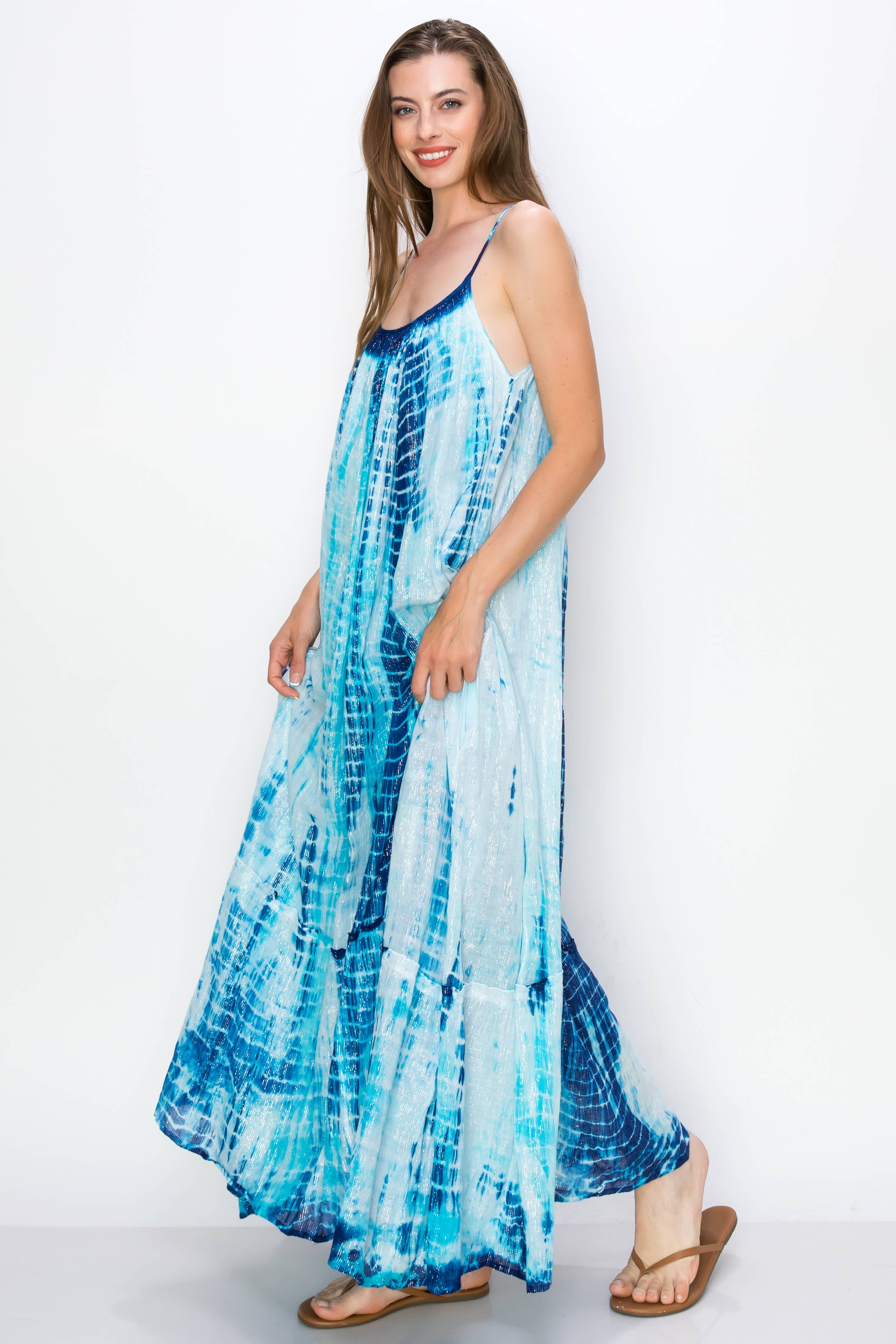 White Waves - Wholesale Dress - Women's - Wavy Pocket Dress2