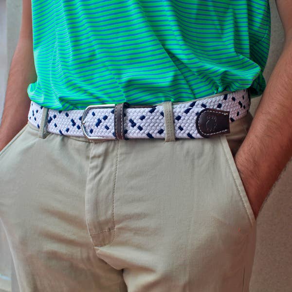 Roostas - Wholesale Belt - Unisex - The Santorini Woven Stretch Belt 1