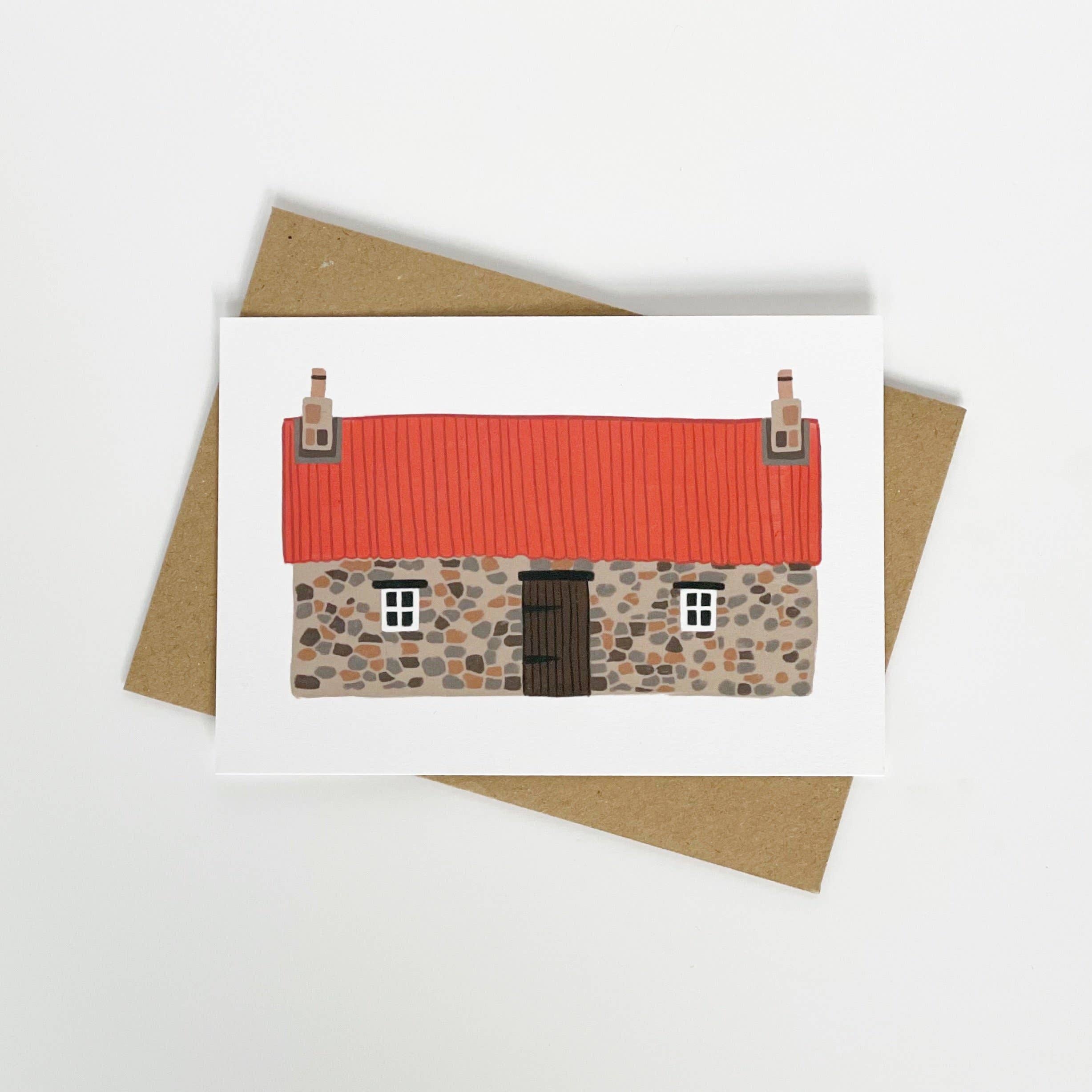 Lomond Paper Co - Wholesale Everyday Greeting Card - Scottish Bothy Blank2
