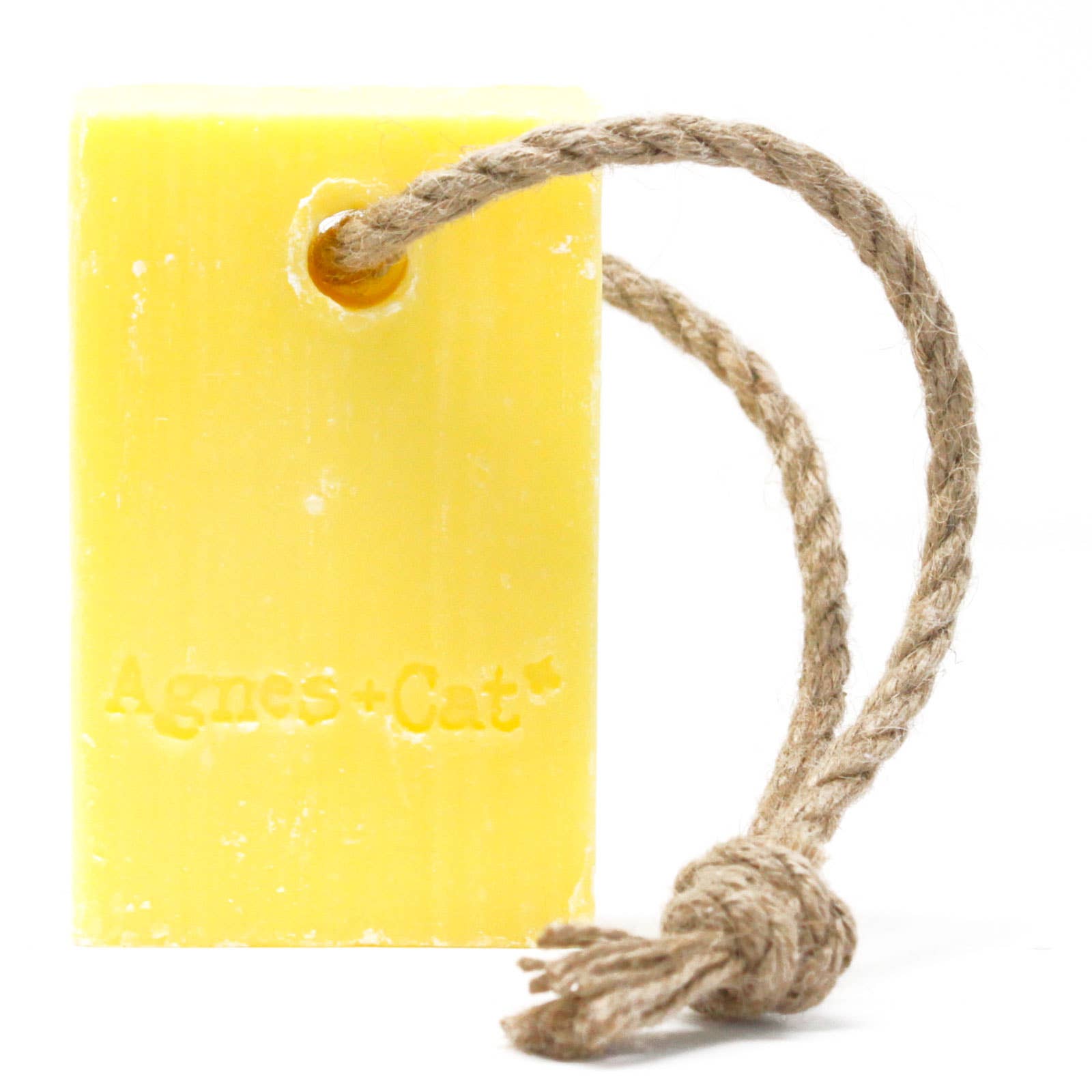 Agnes + Cat - Wholesale Bar Soap - Soap On A Rope 150g - Fresh Citrus1