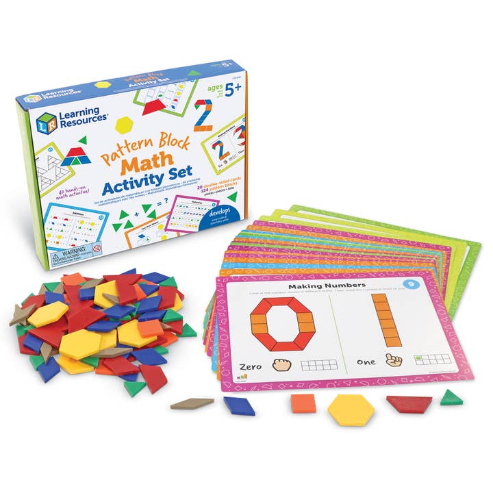 Pattern Block Math Activity Set for wholesale by Learning Resources