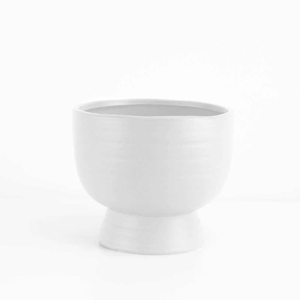 Galore Home - Wholesale Plant Pot - 5.5" Mid Century Short Ceramic Pot0