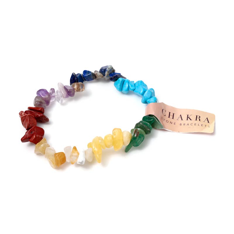 Puckator Ltd - Wholesale Spiritual Stone/Crystal - Chakra Gemstone Bracelet2