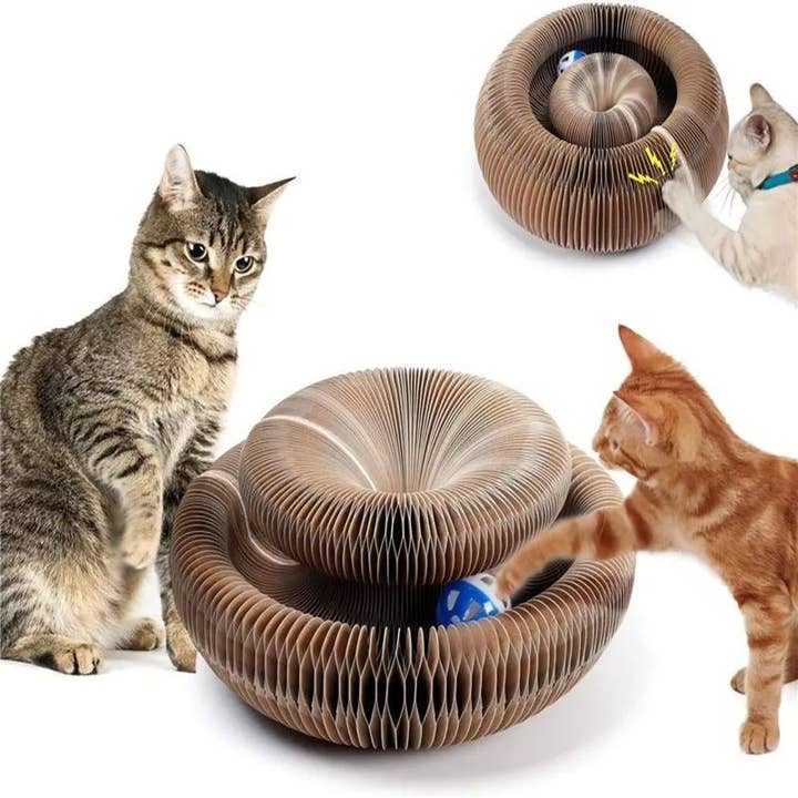VIGOR - Wholesale Pet Scratcher - Cat - Perfect gift Magic Organ Cat Claw Board Foldable Cat Scratch