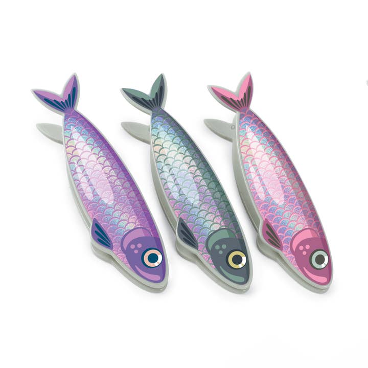 Fred & Friends - Wholesale Kitchen Tool/Gadget - Fish 'N Clips - Sardine Bag Clips - Set of 46