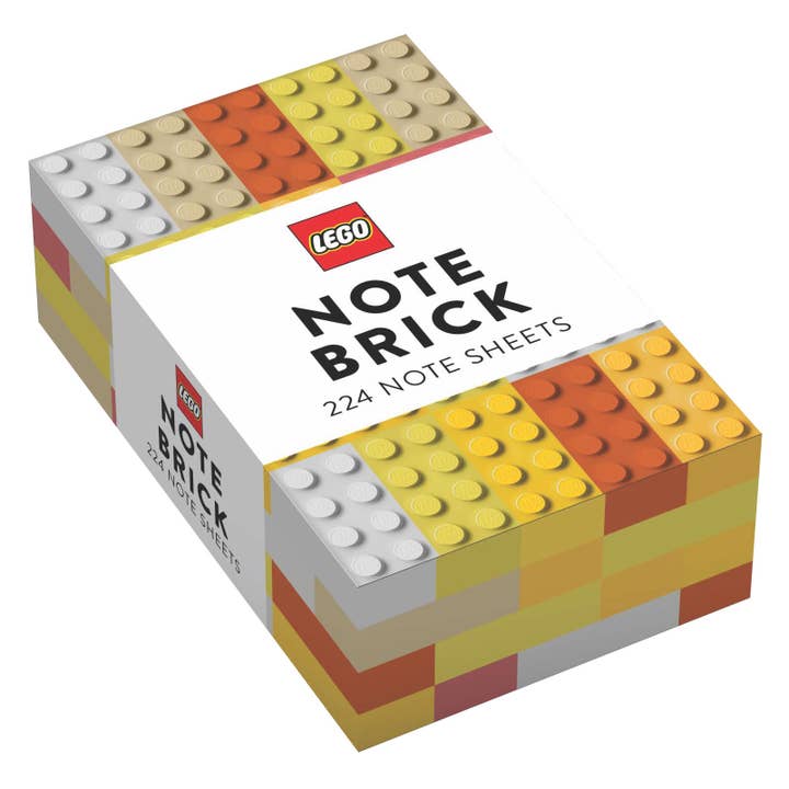 Chronicle Books - Wholesale Notepad - Lego Note Brick (Yellow-Orange)1