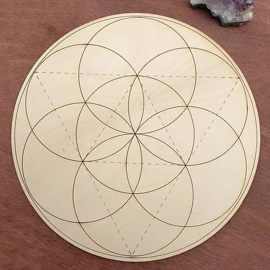 Yiska Designs - Wholesale Crystal grid - Flower of Life Crystal Grid2