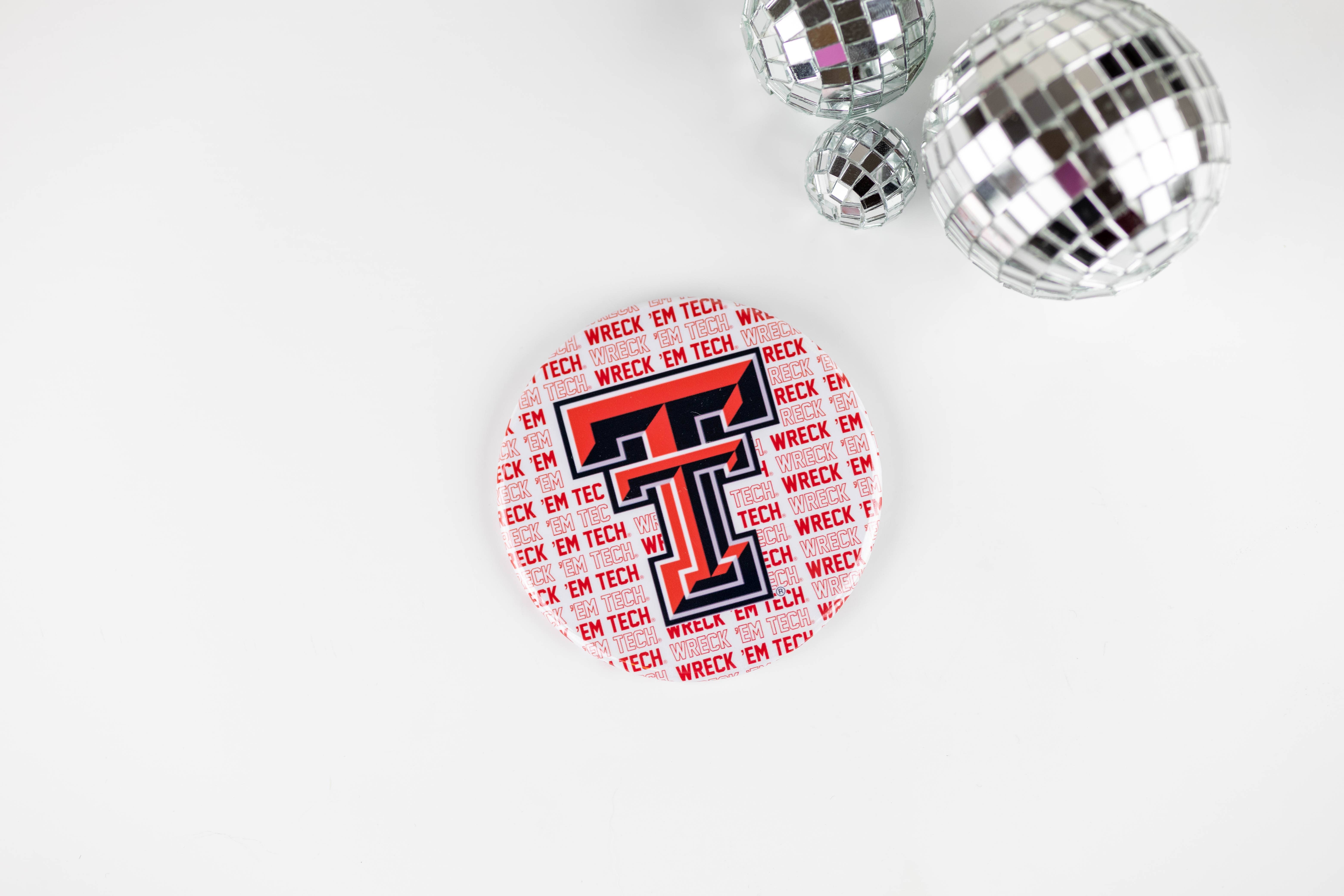 Tailgated Co. – wholesale Lapel pin/button – TEXAS TECH Game Day Buttons - Texas Tech Red Raiders Design0