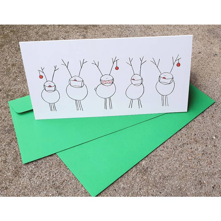 10 återvunna julkort med kuvert6 för wholesale av Kettcards