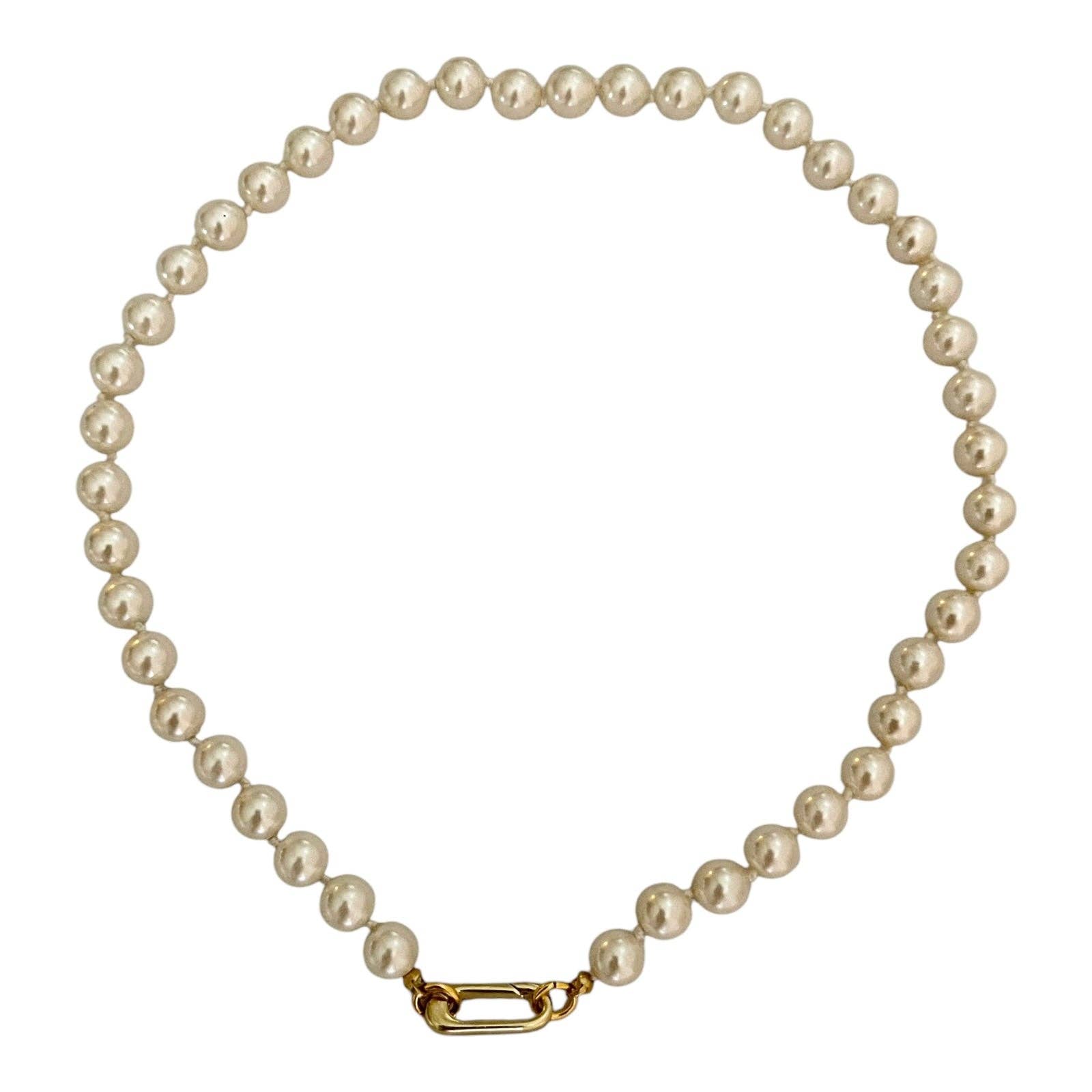 The Sage Vintage - Wholesale Pendant/Charm Necklace - Pearl Charm Holder Necklace - Deadstock2