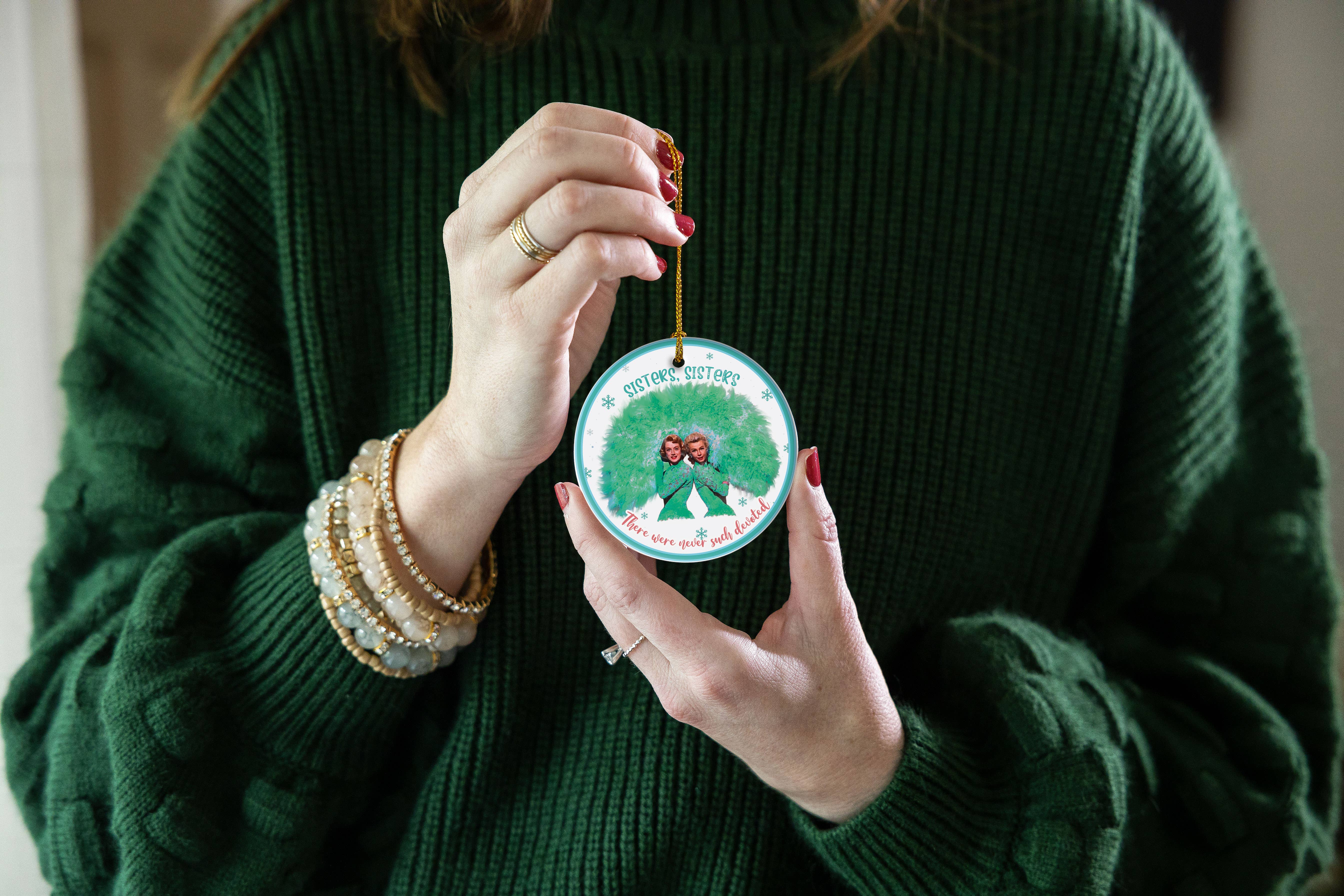 TMLECOM LTD – wholesale Ornament – Haynes Sisters Christmas Ornament, White Christmas Ornament4