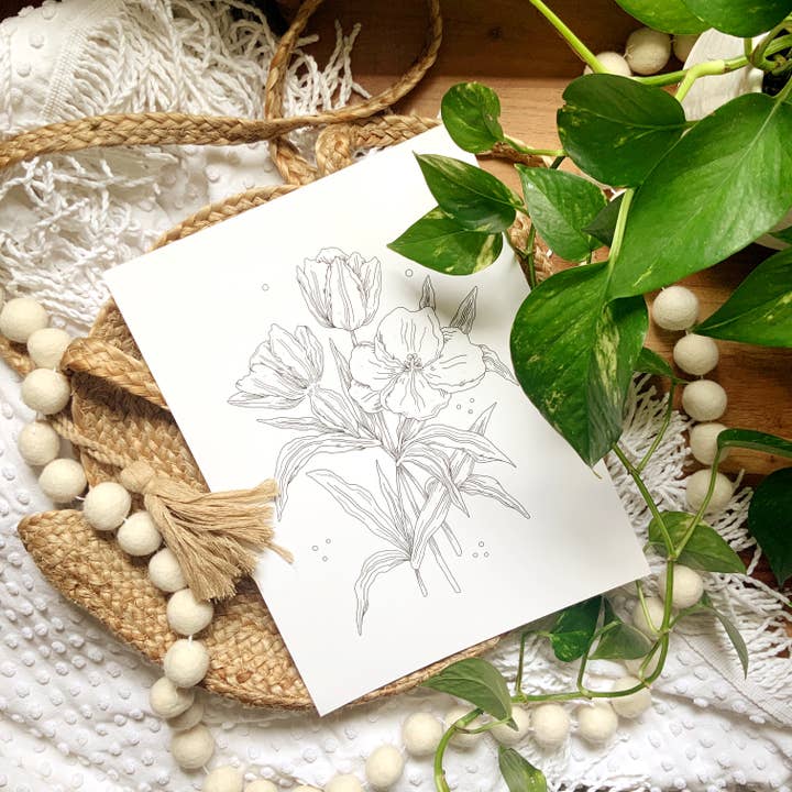 Poppyseed Paperie - Wholesale Art Print - Tulips Fine Art Print1