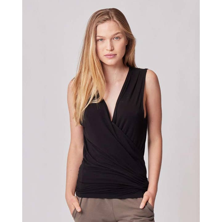 Of an Origin - Wholesale Nursing Top - Maternity - Every Way Maternity to Nursing Wrap Tank Top16