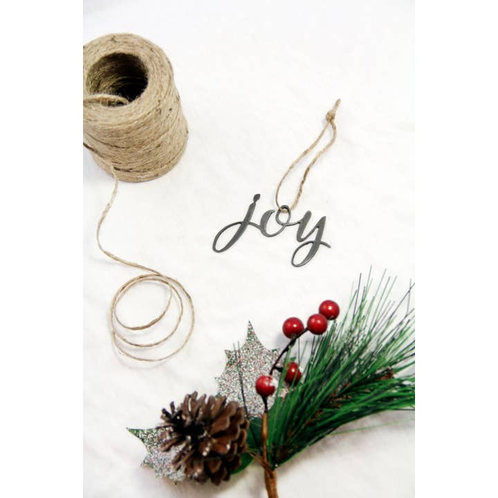 Highland Ridge | Handmade Home Decor - Wholesale Ornament - Joy Christmas Ornament