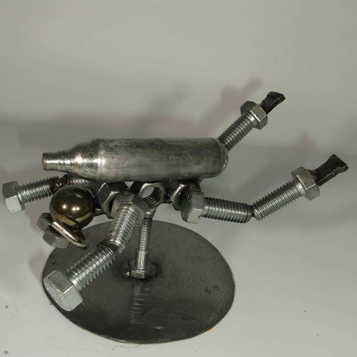 Creations Welded - Vente Figurine décorative - Plongeur sous-marin, figurine en métal, sports nautiques