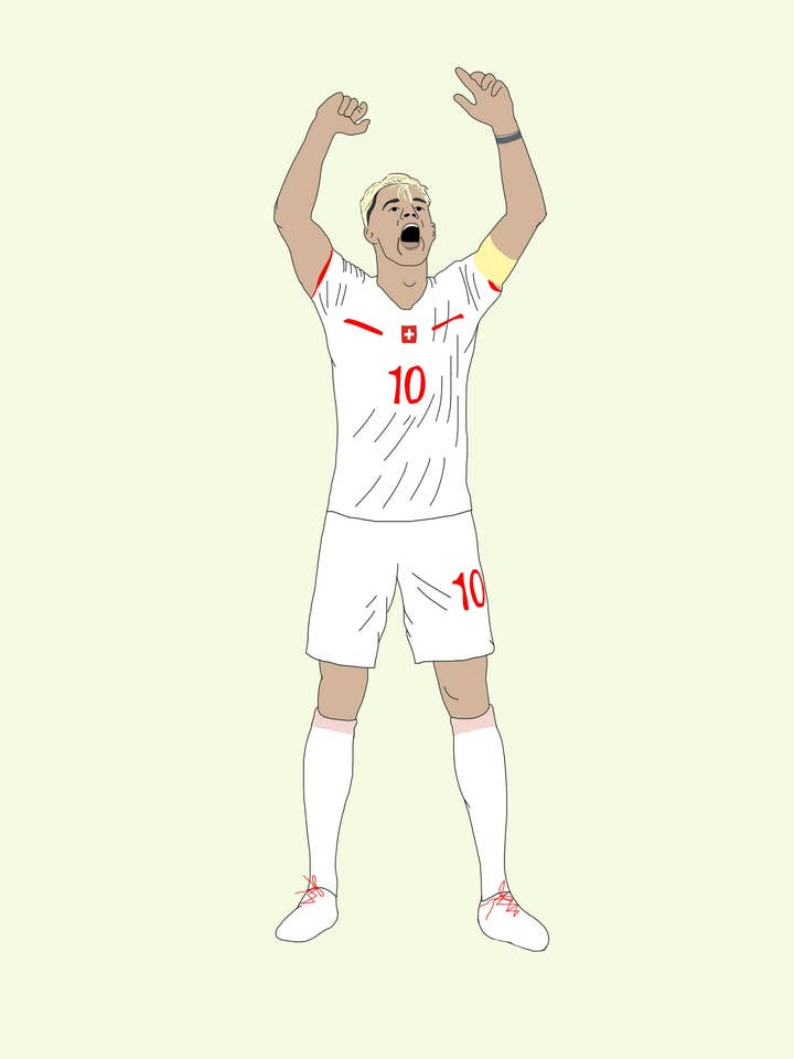 Kaptajn Granit Broderet T-shirt for engroshandel hos Foot Dimanche