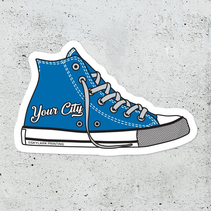 Skylark Printing - Wholesale Sticker - Custom Vintage High Top Shoe Souvenir Sticker7