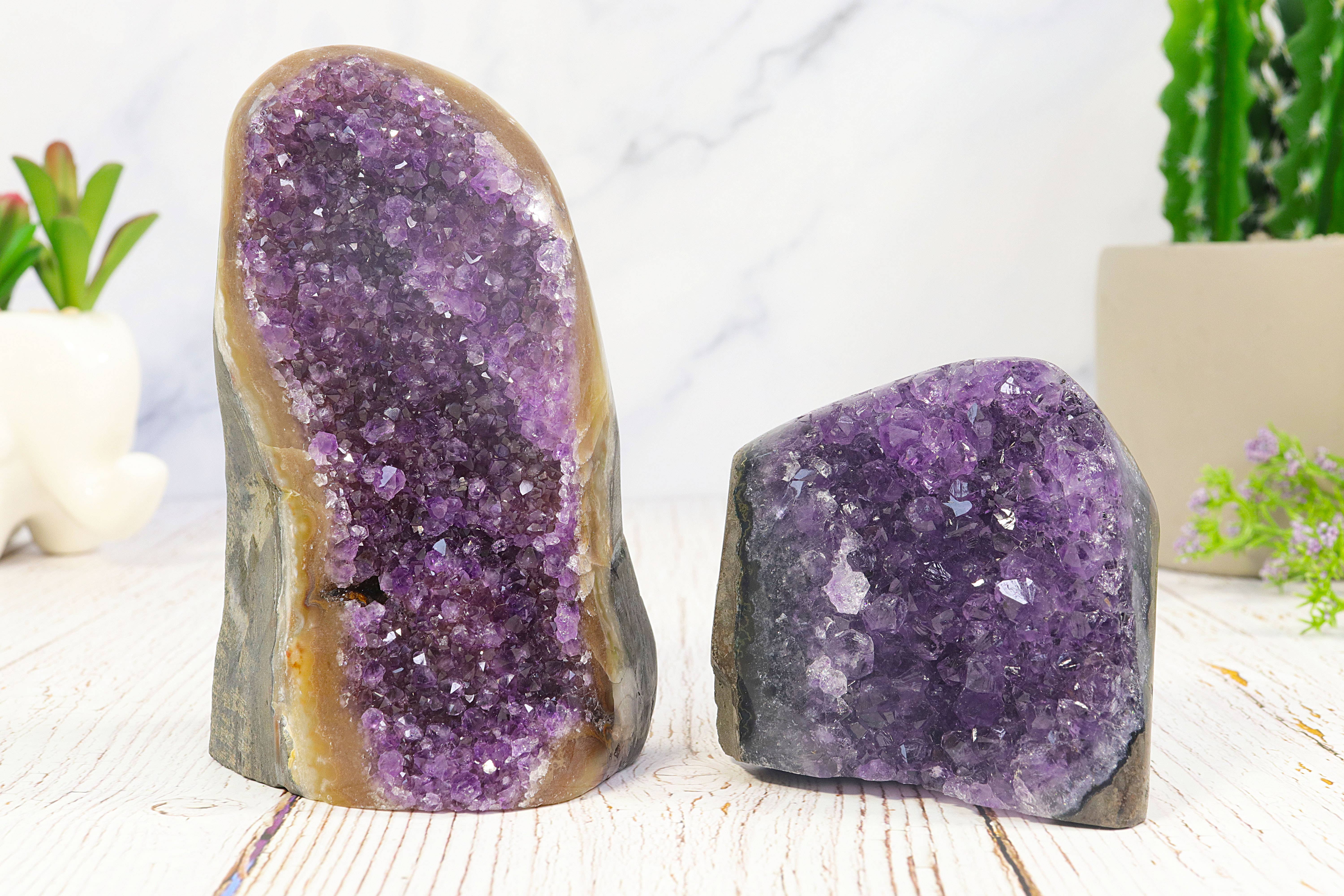 Natures Artifacts Inc - Wholesale Spiritual Stone/Crystal - Amethyst Cluster Druze Natural Decorator0