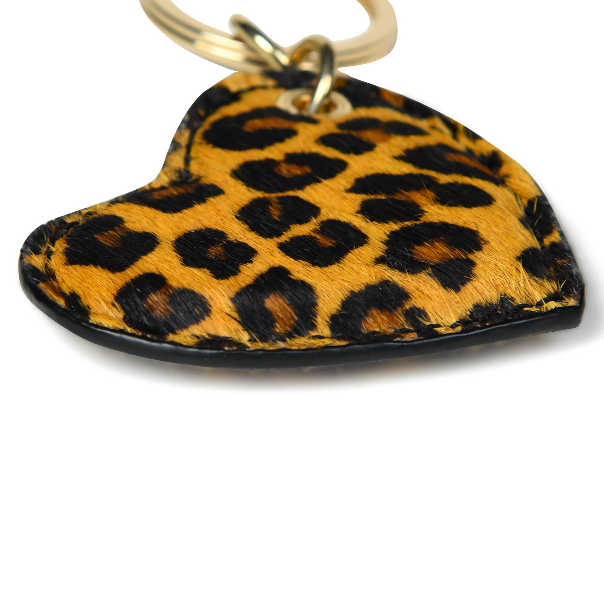 bell&fox – wholesale Keychain – Women's – CUPID Heart Keyring - Leopard2