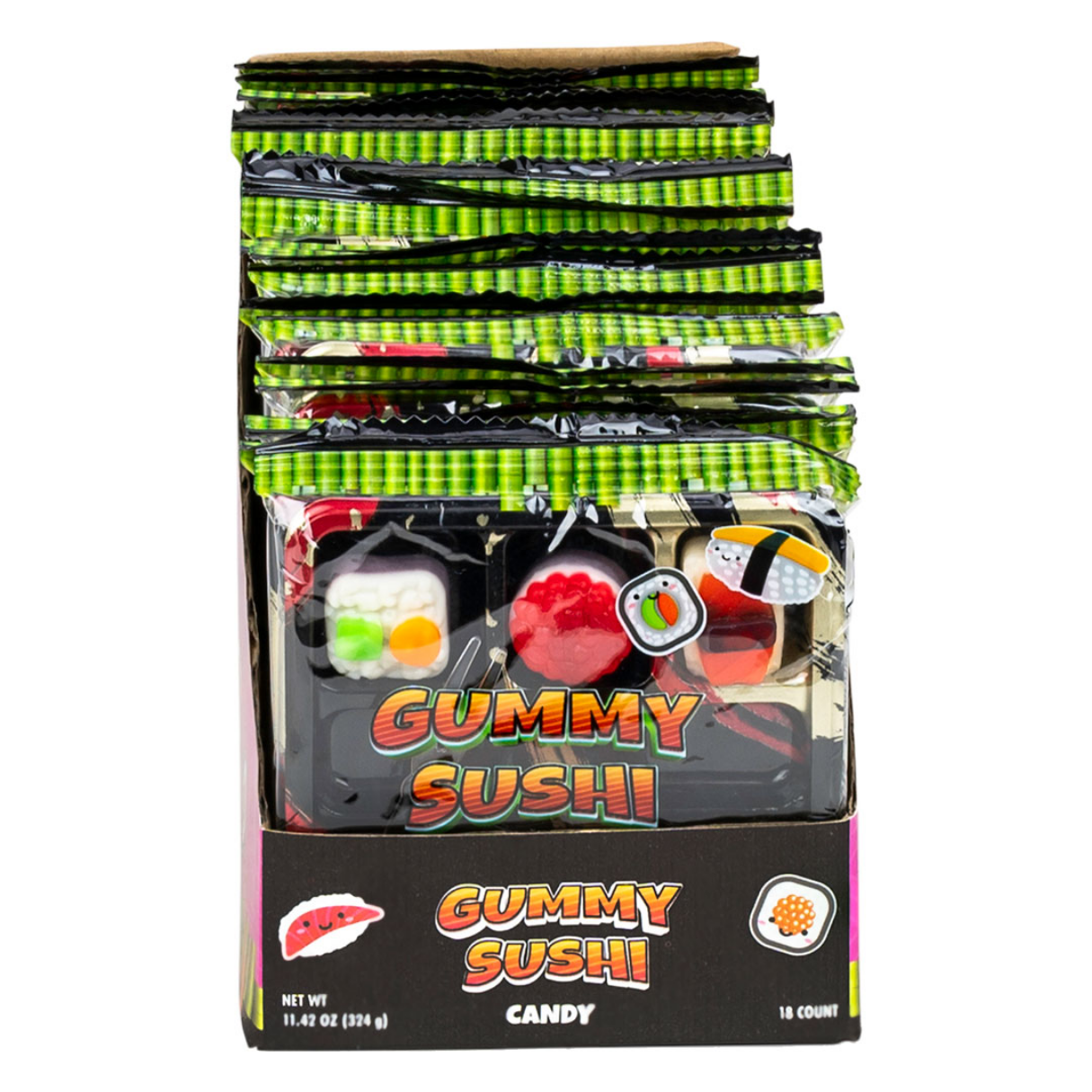 I Got Your Candy - Wholesale Gummy - Koko's Gummy Sushi Candy .63oz 18ct3