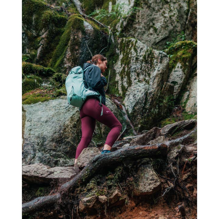 Collant da trekking da donna in Lycra Native - Bordeaux per la vendita all'ingrosso da parte di Moose Voyage