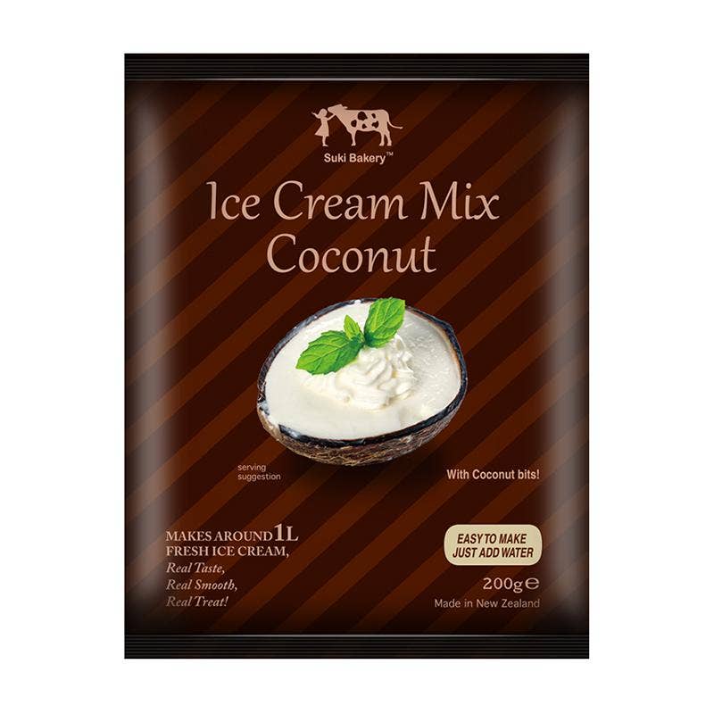 Suki Bakery - Wholesale Ice Cream/Sorbet - Suki Bakery Gourmet Ice Cream Powder Coconut Flavour0