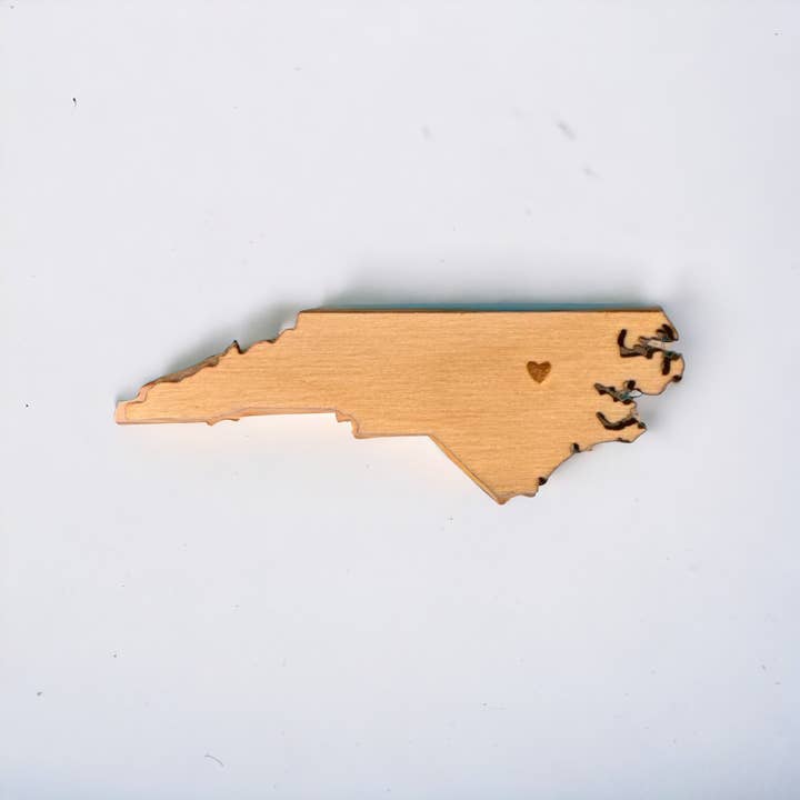 Positively North Carolina - Wholesale Magnet - North Carolina Heart Whiteboard Magnet Office Decor1