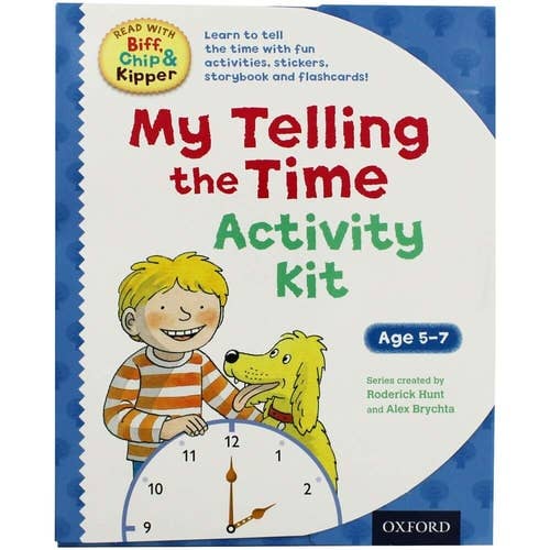 Boon Books – wholesale Pre-school book (3–5) – Oxford Reading Tree Read With Biff, Chip & Kipper: My Telling the Time Activity Kit by Roderick Hunt0