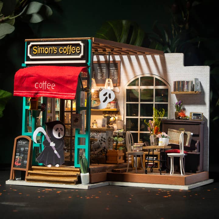 Magnote - Wholesale DIY Craft Kit - Rolife Simon's Coffee DIY Miniature House Kit