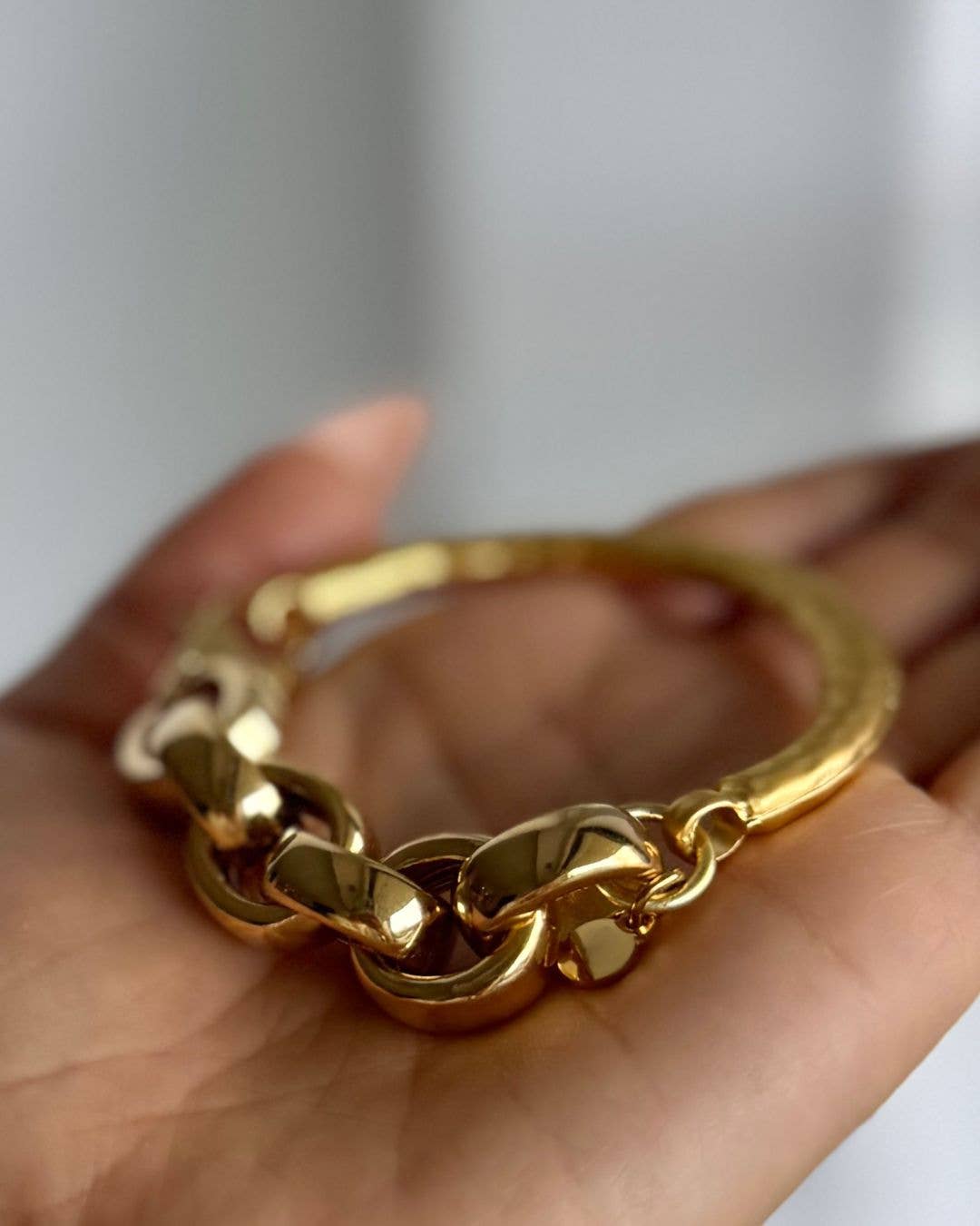 WILYMI Jewelry Co - Wholesale Link & Chain Bracelet - 18k & 24k Gold Filled Bracelet | High Shine + Brushed Finish6